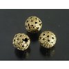 Metal Beads Filigree Round AAU 8mm