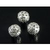 Metal Beads Filigree Round RH 8mm