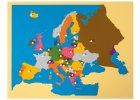 Puzzle - mapa Evropy