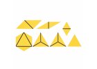 Konstrukční trojúhelníky: náhradní sada žlutých trojúhelníků