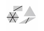 Konstrukční trojúhelníky: náhradní sada šedých trojúhelníků