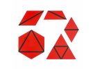 Konstrukční trojúhelníky: náhradní sada červených trojúhelníků