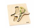 Puzzle pro nejmenší: papoušek