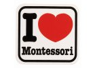 Nálepka „I LOVE MONTESSORI“