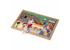 Math puzzle - quantities up to 12 l 35 wooden puzzle pieces l Educo