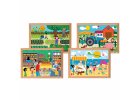 Math puzzles number sense - set of 4 l Wooden puzzles l Educo