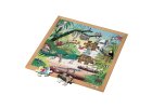 Vocabulary puzzle tropical forest l Wooden puzzles l 49 puzzle pieces l Educo