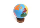 Globe Of The Continents: Colored