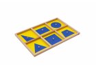 Geometric Insets: Blue & Yellow