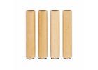 Set Of 4 Table Legs: Height 26 cm.