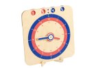 Clock analogue-digital teacher