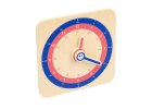 Clock hours and minutes pupils