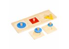 DVĚ SADY PO 3 SAMOSTATNÝCH TVARECH JAKO PUZZLE