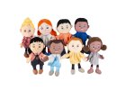 Glove puppets, set of 8