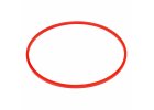 Obruč Hula Hoop - červená, bambus (60 cm)