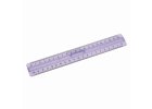 Plastic ruler transparent inter 20 cm
