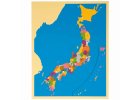 Puzzle – mapa Japonska
