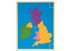 Puzzle – mapa Velké Británie