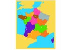 Puzzle – mapa Francie
