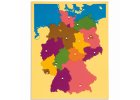 Puzzle – mapa Německa