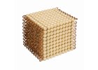 Zlatý perlový materiál – tisíc – skleněné perličky volné