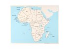 Kontrolní mapa Afriky, anglicky