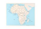 Kontrolní mapa Afriky, anglicky