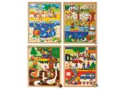 Above and beneath puzzles - complete set of 4
