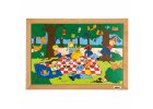 Children's activities puzzles - the picnic