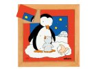 Animals puzzles - Mother and child - penguin (12 pieces)