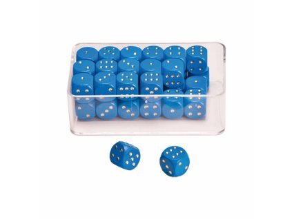 Dot dice blue