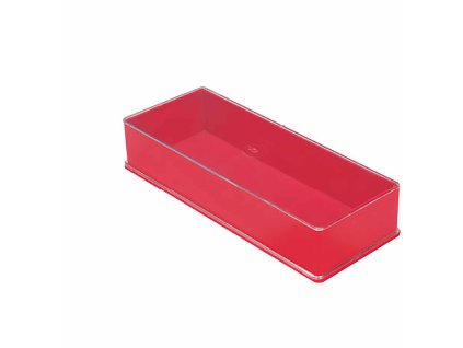 Box red 18.4 x 6.8 x 3.4 cm