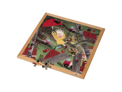 Extreme wind l Wooden puzzle l 81 puzzle pieces l Educo
