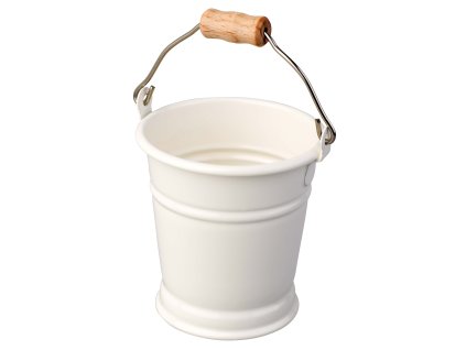 Bílý mini kyblíček