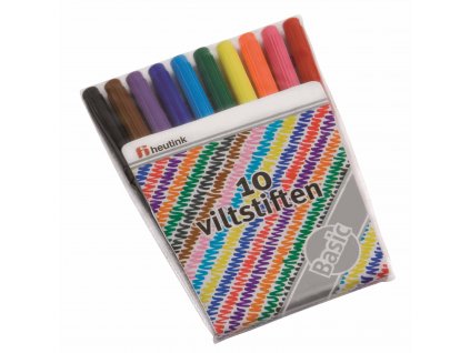 Felt tip pen Basic 10 colours assorted