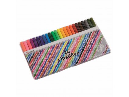 Felt tip pen Basic 24 colours assorted