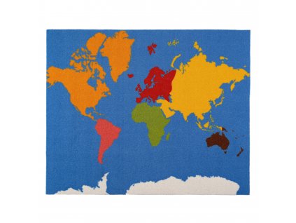Mapa světa - koberec