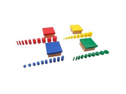 set of knobless cylinders