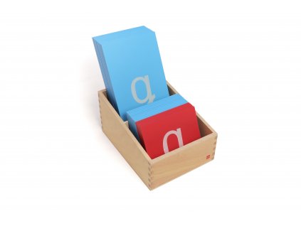 Sandpaper Letters: Lower Case, European W/Box