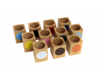 Colored Inset Pencil Holders: Set Of 11