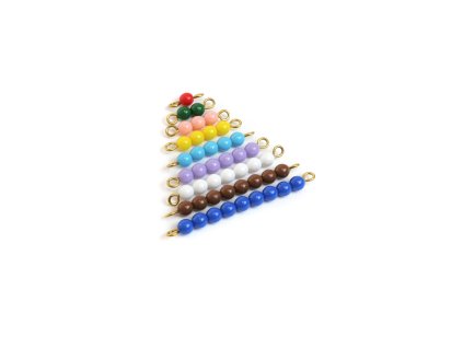 Colored Bead Stair 1-9, 1 Set