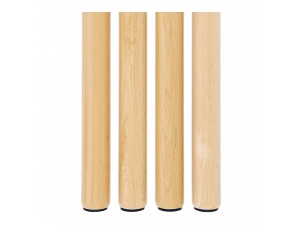 Set Of 4 Table Legs: Height 35 cm.