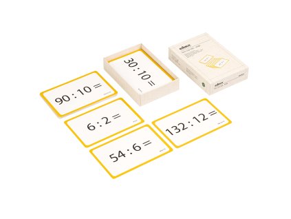 Math flash cards - division