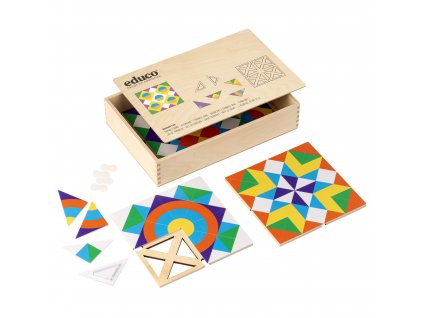 Triangle game – colour art