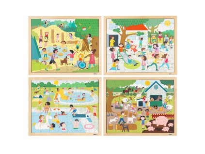 Puzzle together - set of 4