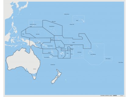 Kontrolní mapa Oceánie