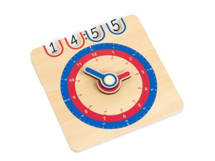Clock analogue-digital writable, pupils