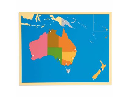 Puzzle - mapa Austrálie