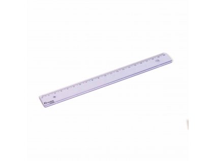 Plastic ruler populair 20 cm