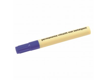 Permanent marker chisel tip blue